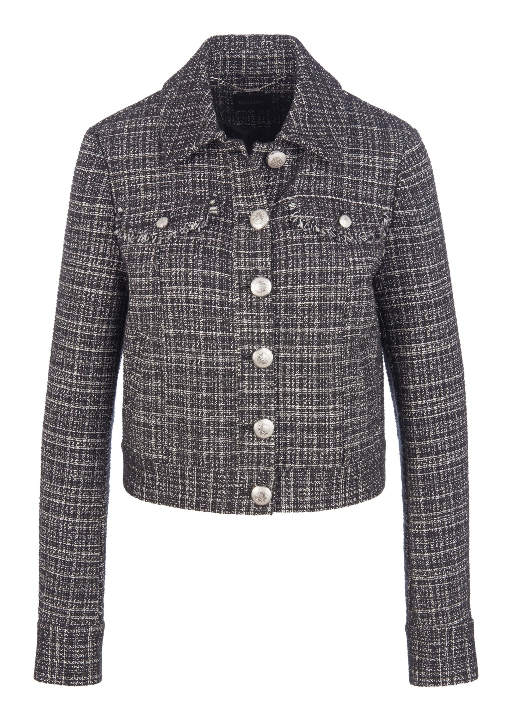 Outdoorjacke Kurze Tweedjacke