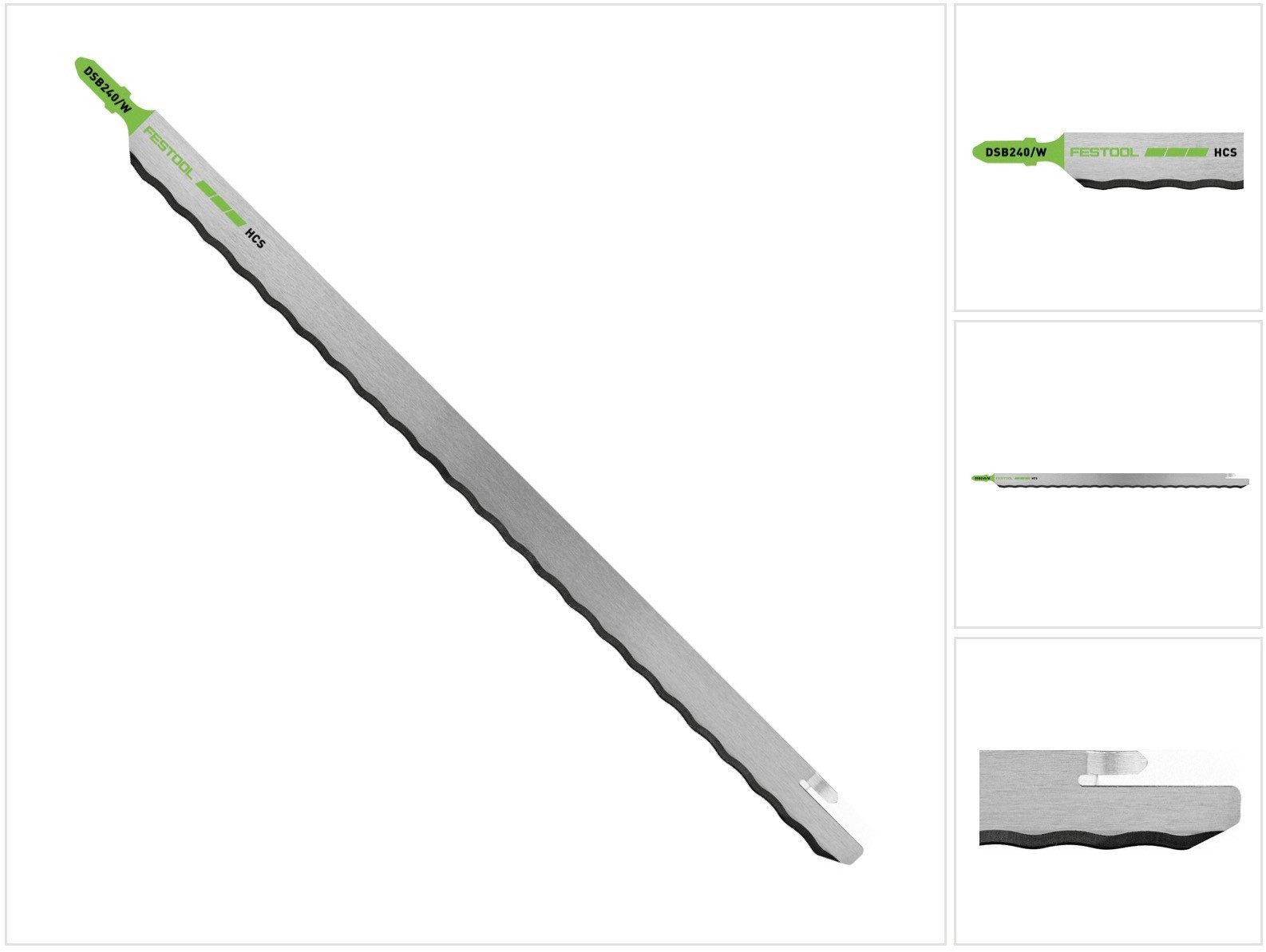 FESTOOL Stichsägeblatt Sägeblatt DSB 240/W Wellenschliff für Dämmstoffschnitte passend zu SG