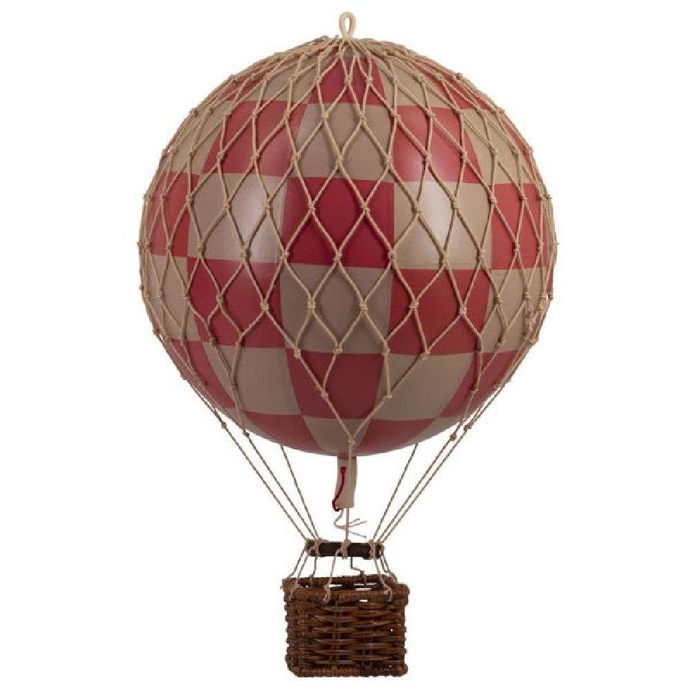 Ballon AUTHENTIC (18cm) Rot Travels Check Dekofigur Light MODELS