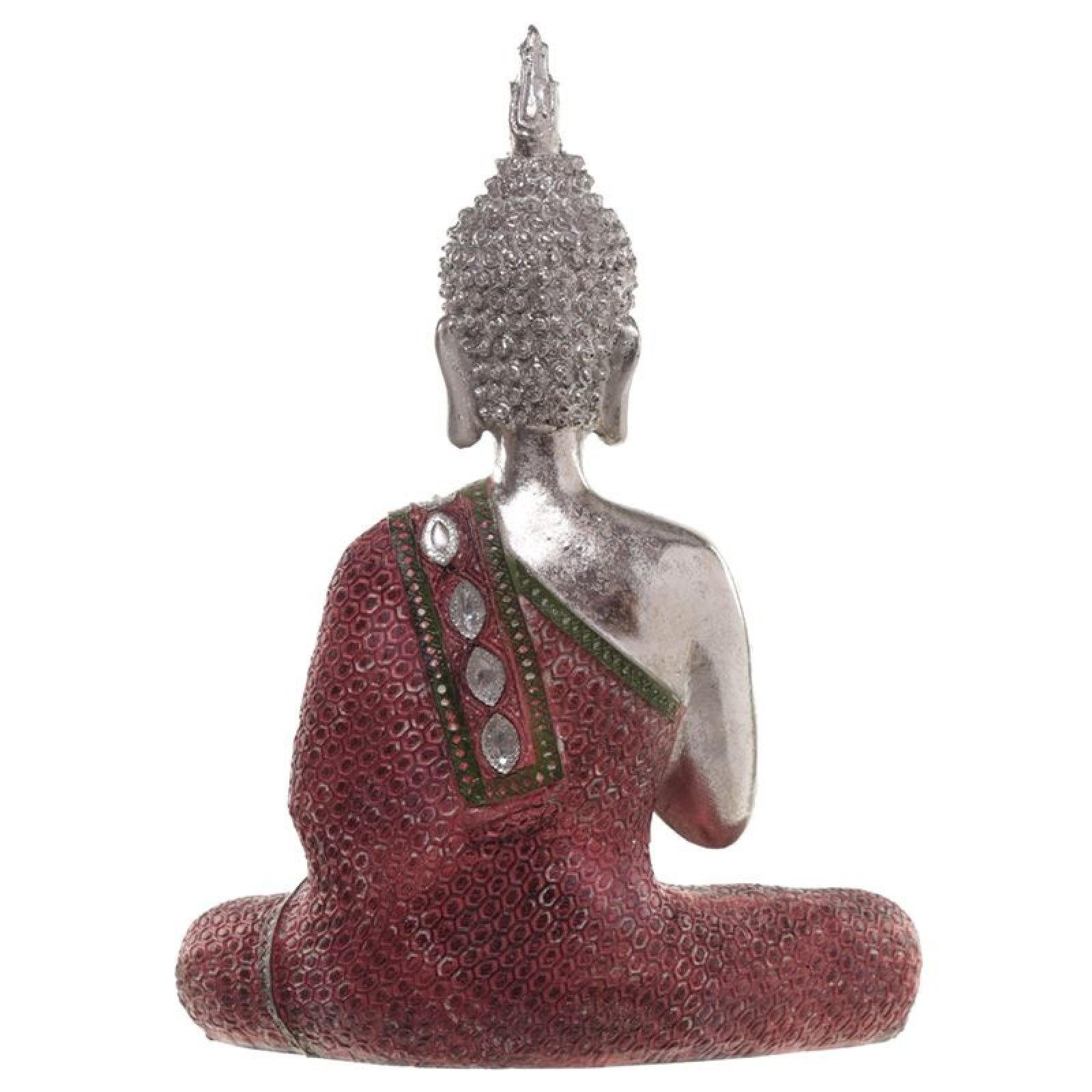Puckator Buddhafigur Betrachtung Metallischer Buddha Thai 