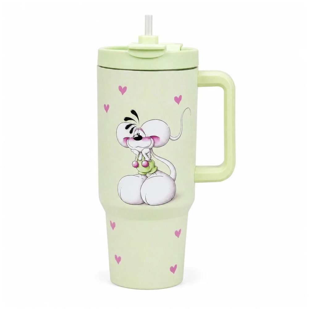 Diddl Becher Diddl Thermobecher 1100 ml – Motiv zufällig ausgewählt, Trinkbecher