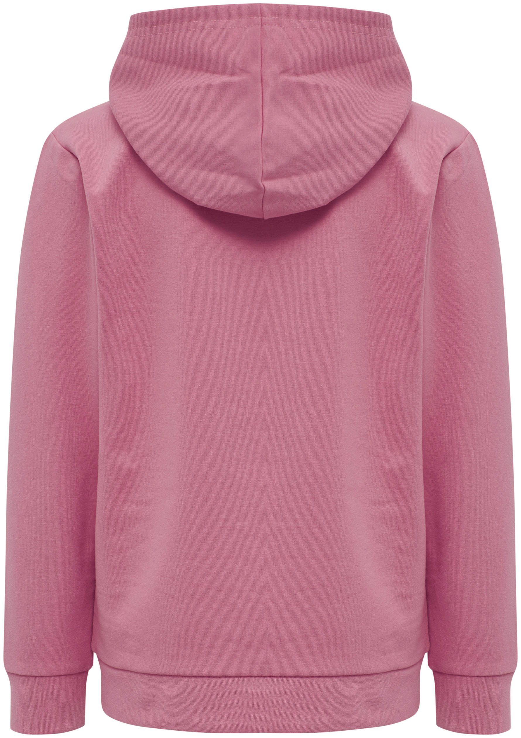 Kinder Kapuzensweatshirt (1-tlg) HMLCUATRO hummel für rosa HOODIE -