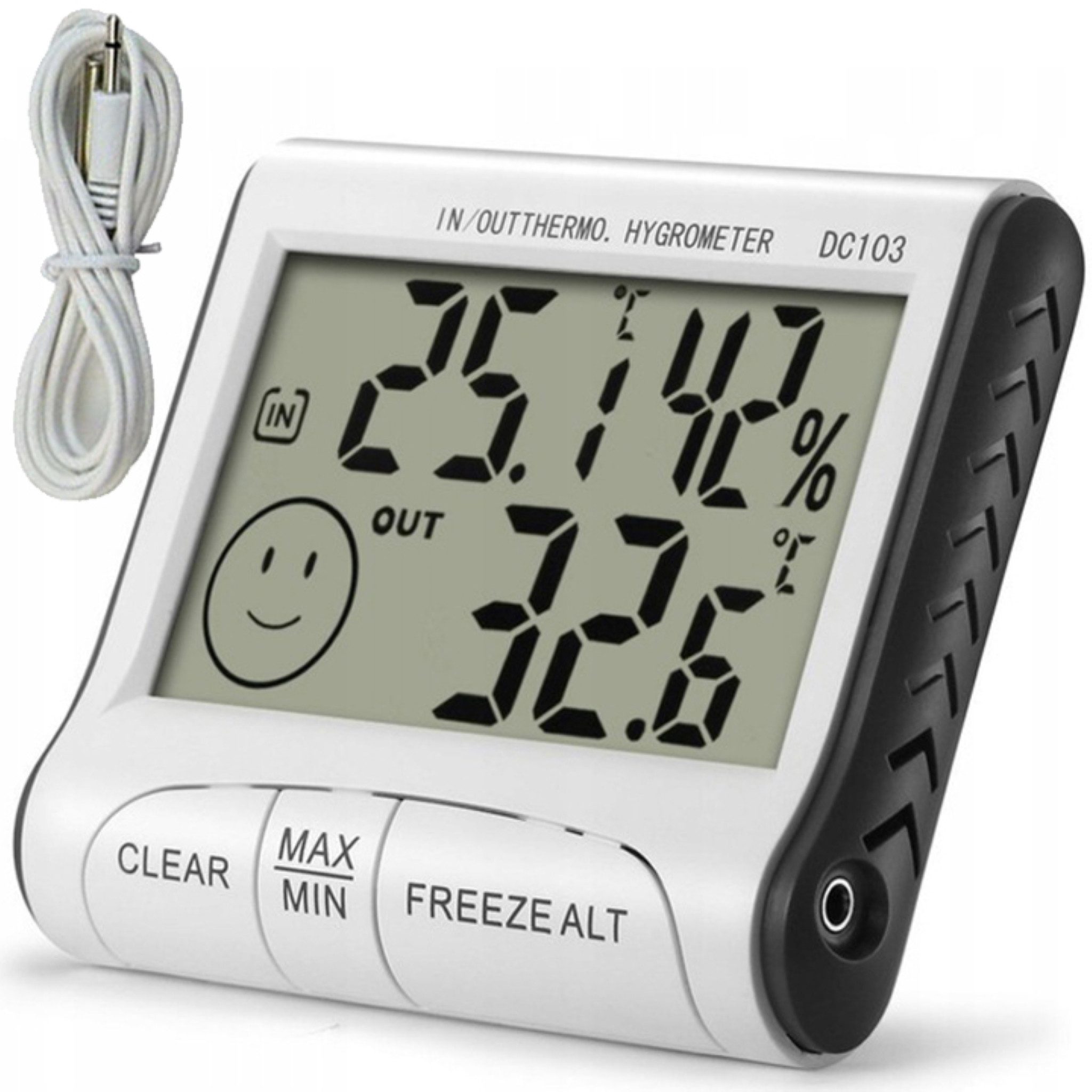 LA CUTE Hygrometer Digitales Hygrometer mit Temperatur- & Feuchtigkeitsanze günstig online kaufen