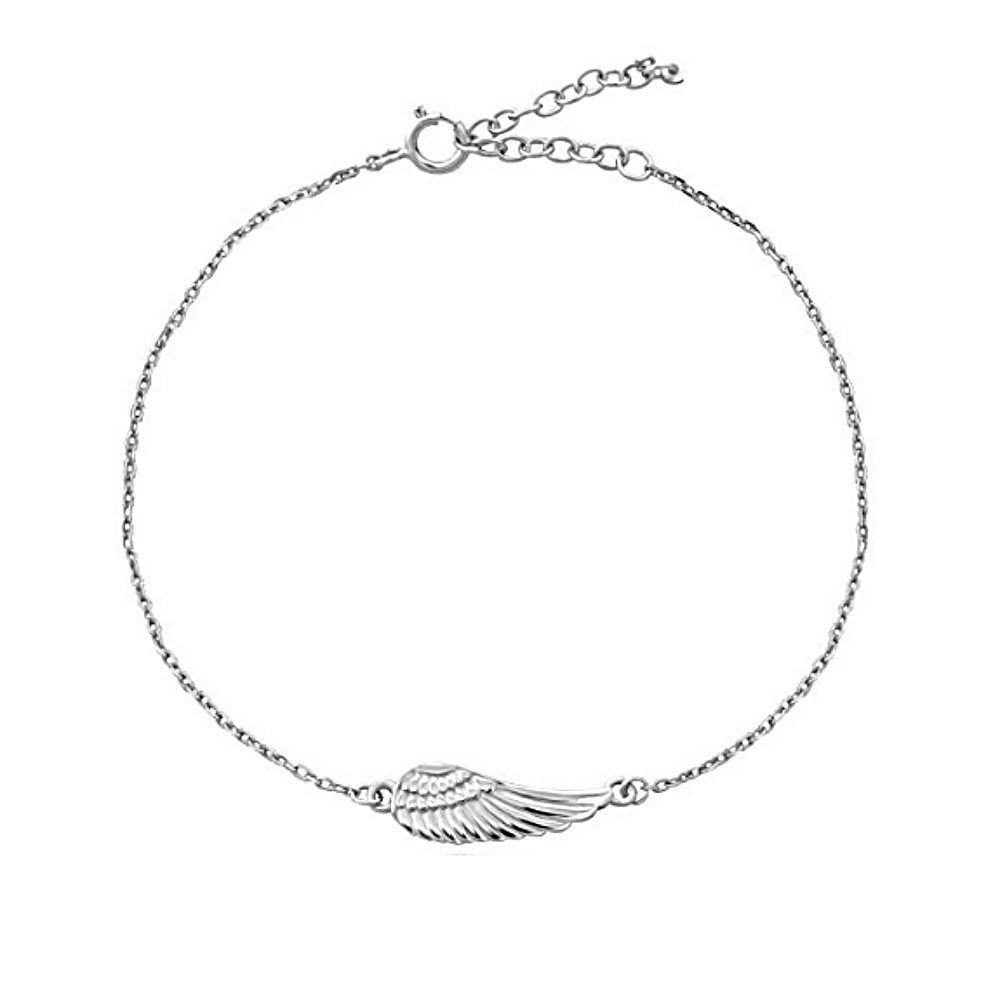 Silberarmband Armband Armkette aus 925er Sterling Silber Engelsflügel
