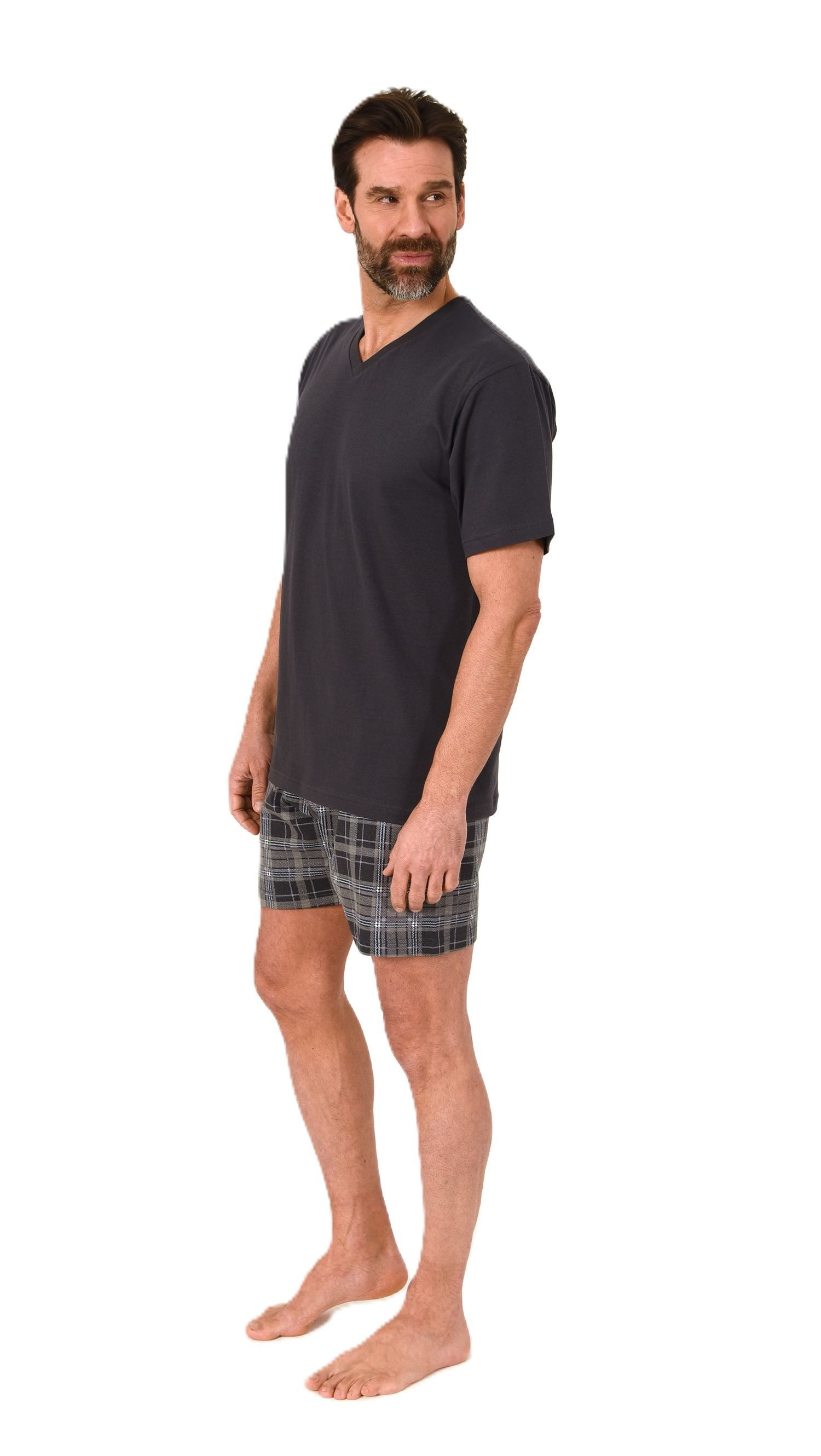 Normann Pyjama Normann Herren Schlafanzug kurzarm günstig online kaufen