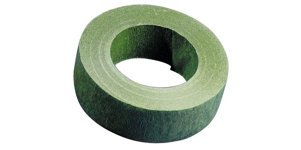 Bastelband Floristenband Grün 25 mm, 27,5 cm lang
