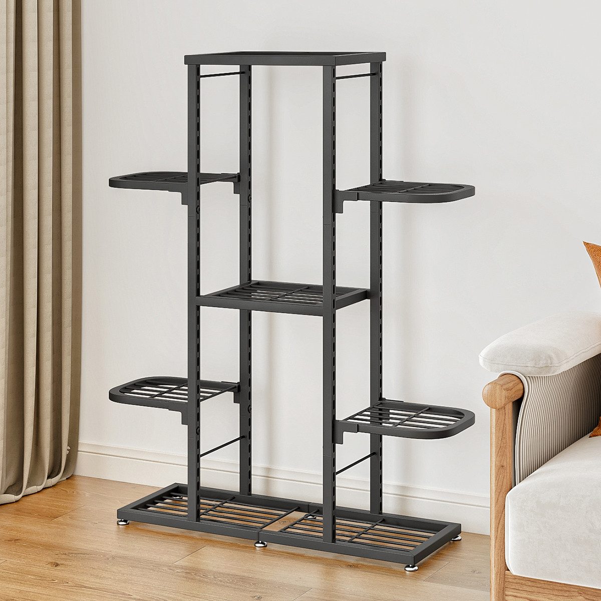 GarveeMore Blumenständer Pflanzenständer, Metall abgestufter Blumenständer günstig online kaufen