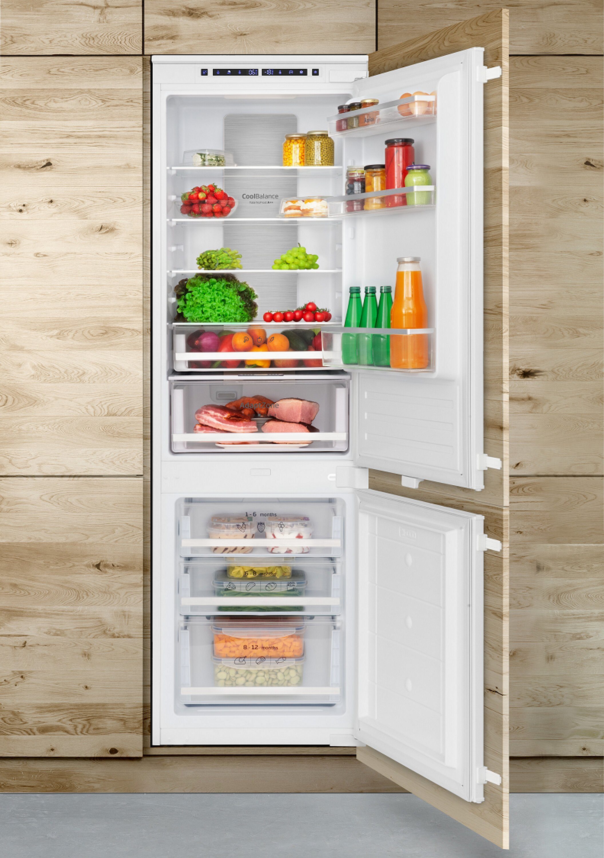 Amica Einbaukühlgefrierkombination EKGCS387950, 177.6 cm hoch, 54 cm breit