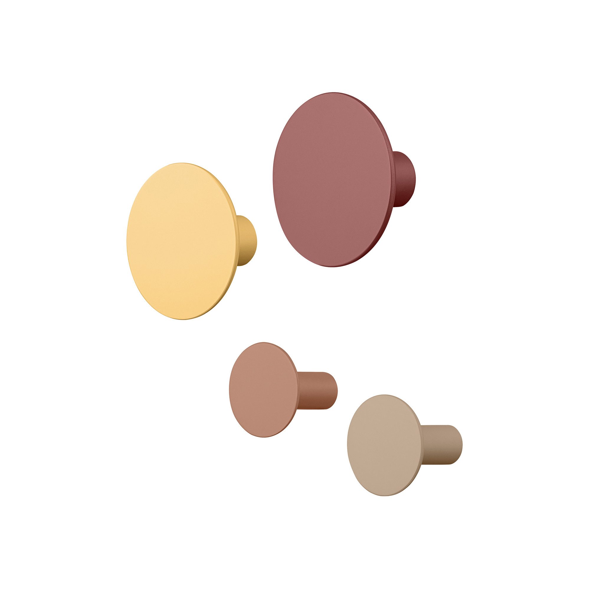 blomus Wandhaken 4er Set -PONTO- Hakenset für Zuhause: Modernes Design, Zuhause, Haushalt, (Set, 4-St., 4er-Set), Nur als Set erhältlich, inkl. Montagematerial, aus Polystone