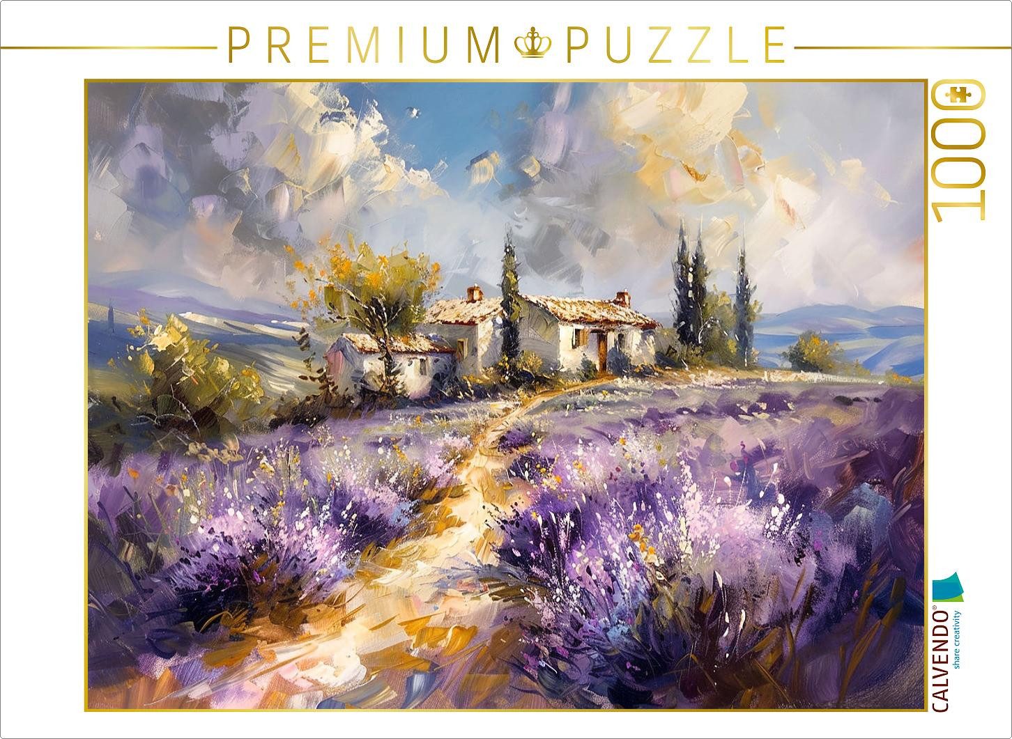 CALVENDO Puzzle CALVENDO Puzzle Lila Traum, 1000 Teile Lege-Größe 64x48cm Foto-Puzzle, 1000 Puzzleteile