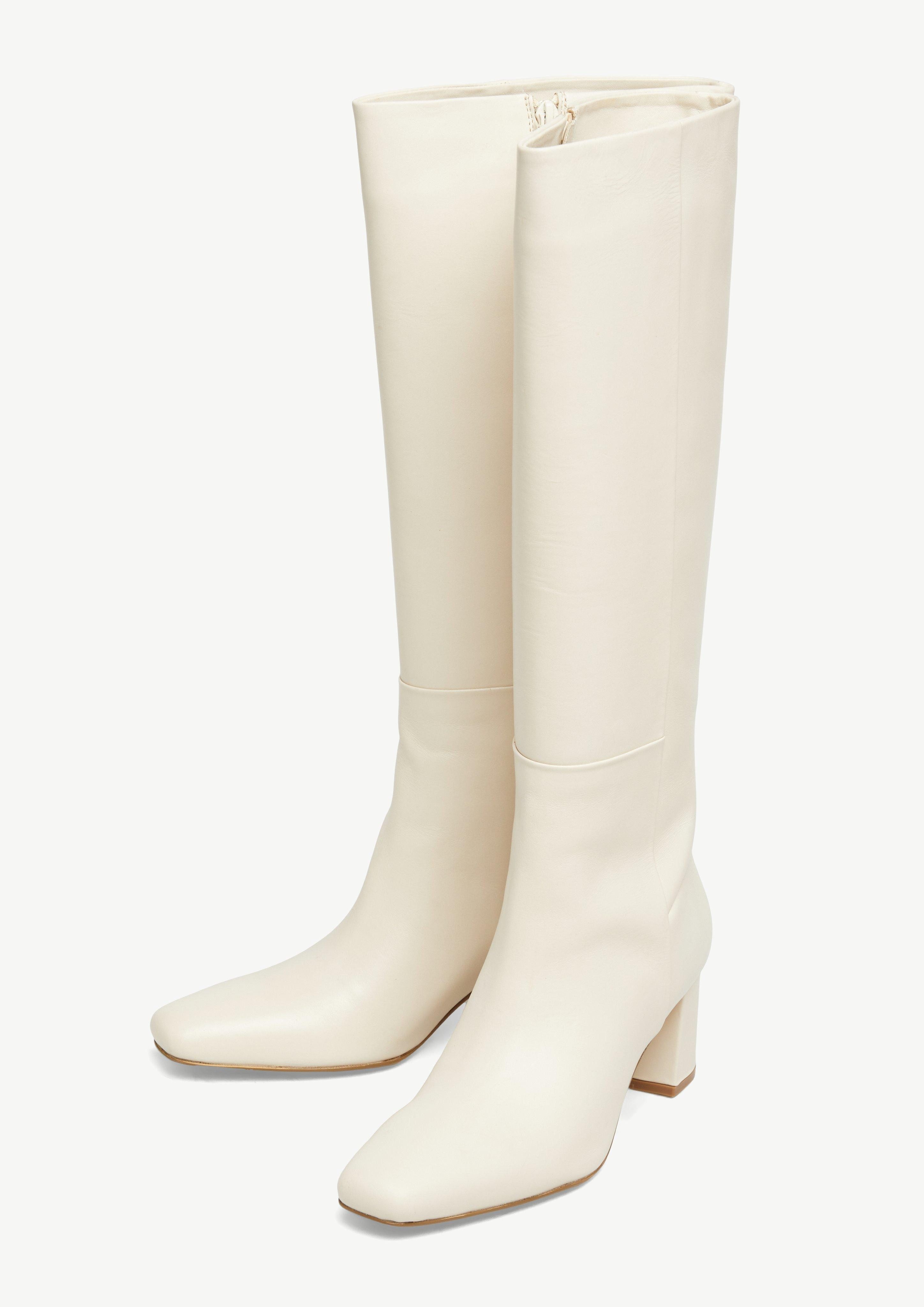 Comma Lederstiefel mit Blockabsatz Stiefel günstig online kaufen