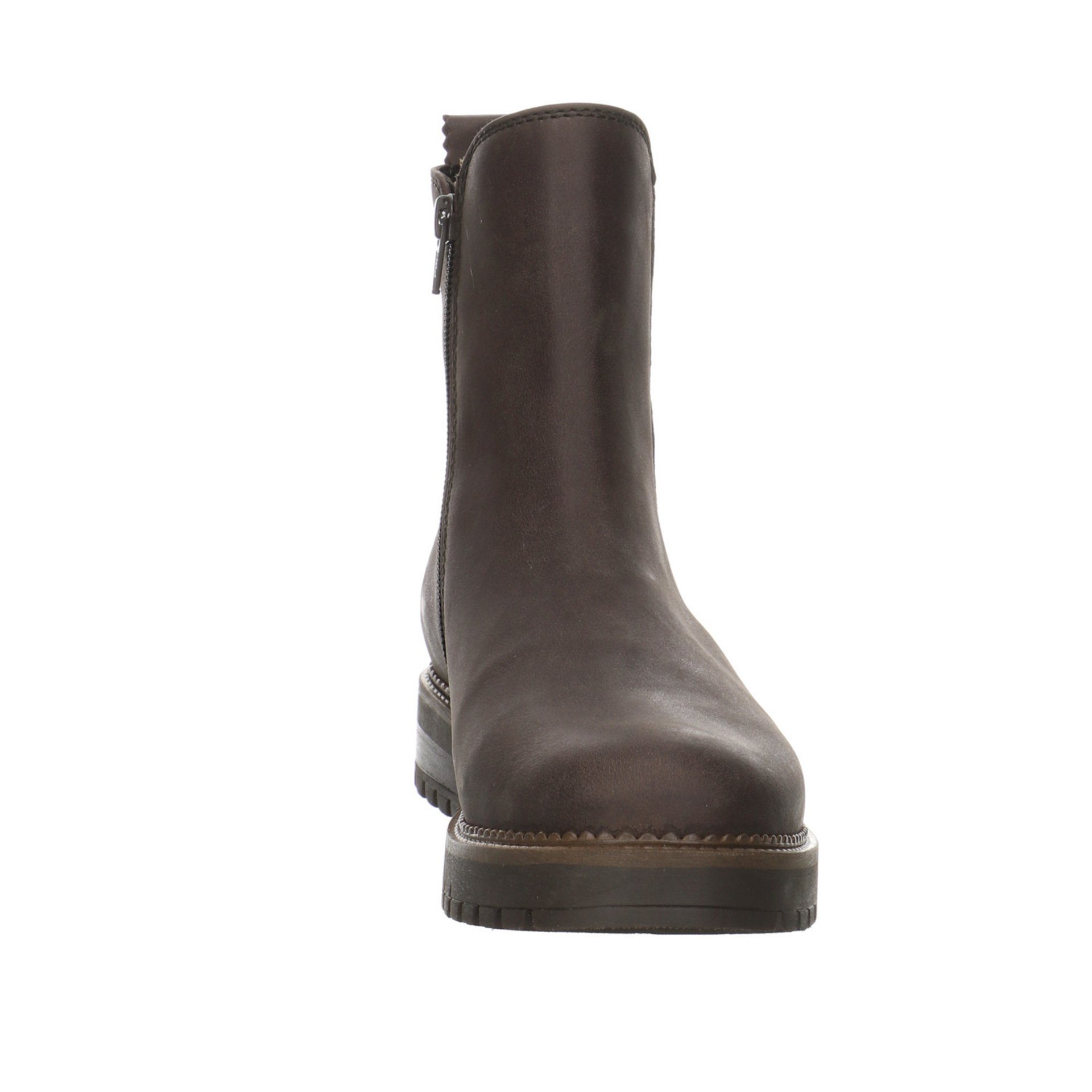 Chelsea-Boots Stiefel Leder-/Textilkombination Braun Stiefel (espresso) Damen Gabor Schuhe