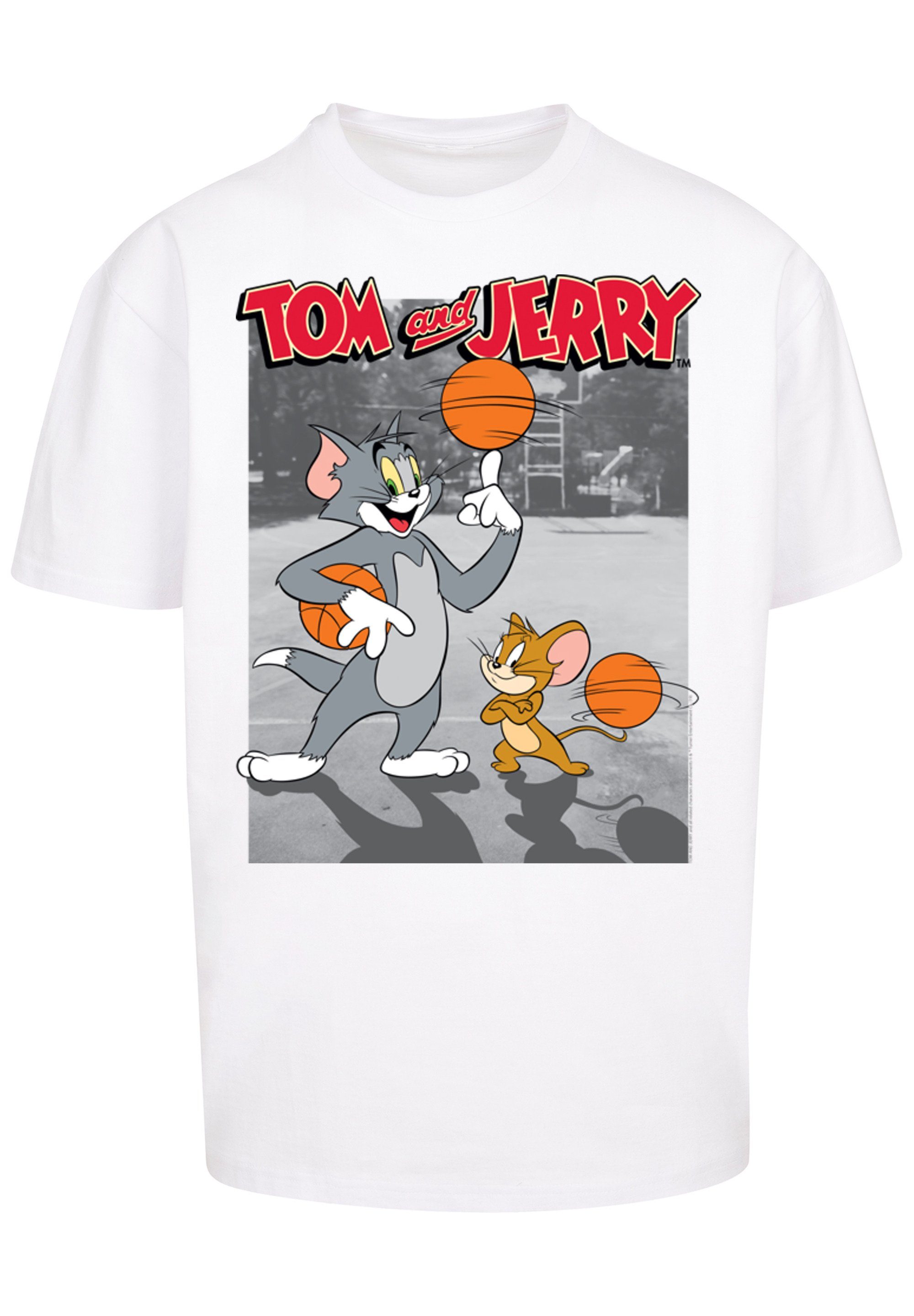 Basketball T-Shirt Buddies Tom Jerry und F4NT4STIC Print