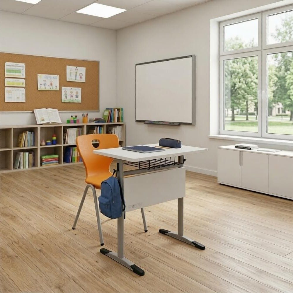 Xlmoebel Kinderschreibtisch Modernes Lernmöbel Set: Schultisch und Stuhl für Kinderzimmer (Schultisch und Stuhl, 2-St., Schultisch und Stuhl), Made in Europa