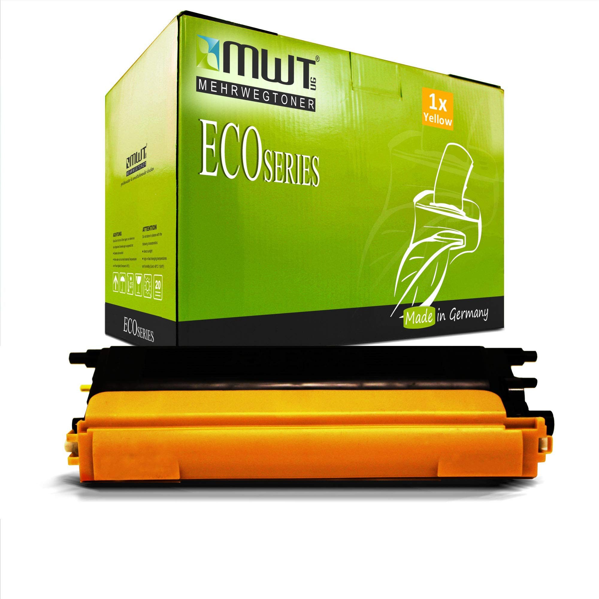 Eurotone Tonerkartusche TN135Y, (Einzelpack, 1-St., Lieferumfang: 1er-Pack in Gelb Toner in Gelb), Eurotone Toner TN135Y, 1er-Pack in Gelb, Gelb