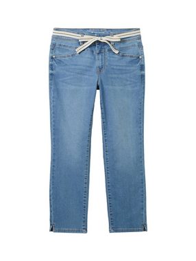 TOM TAILOR Slim-fit-Jeans ALEXA in 7/8 Länge und mit Bindeband