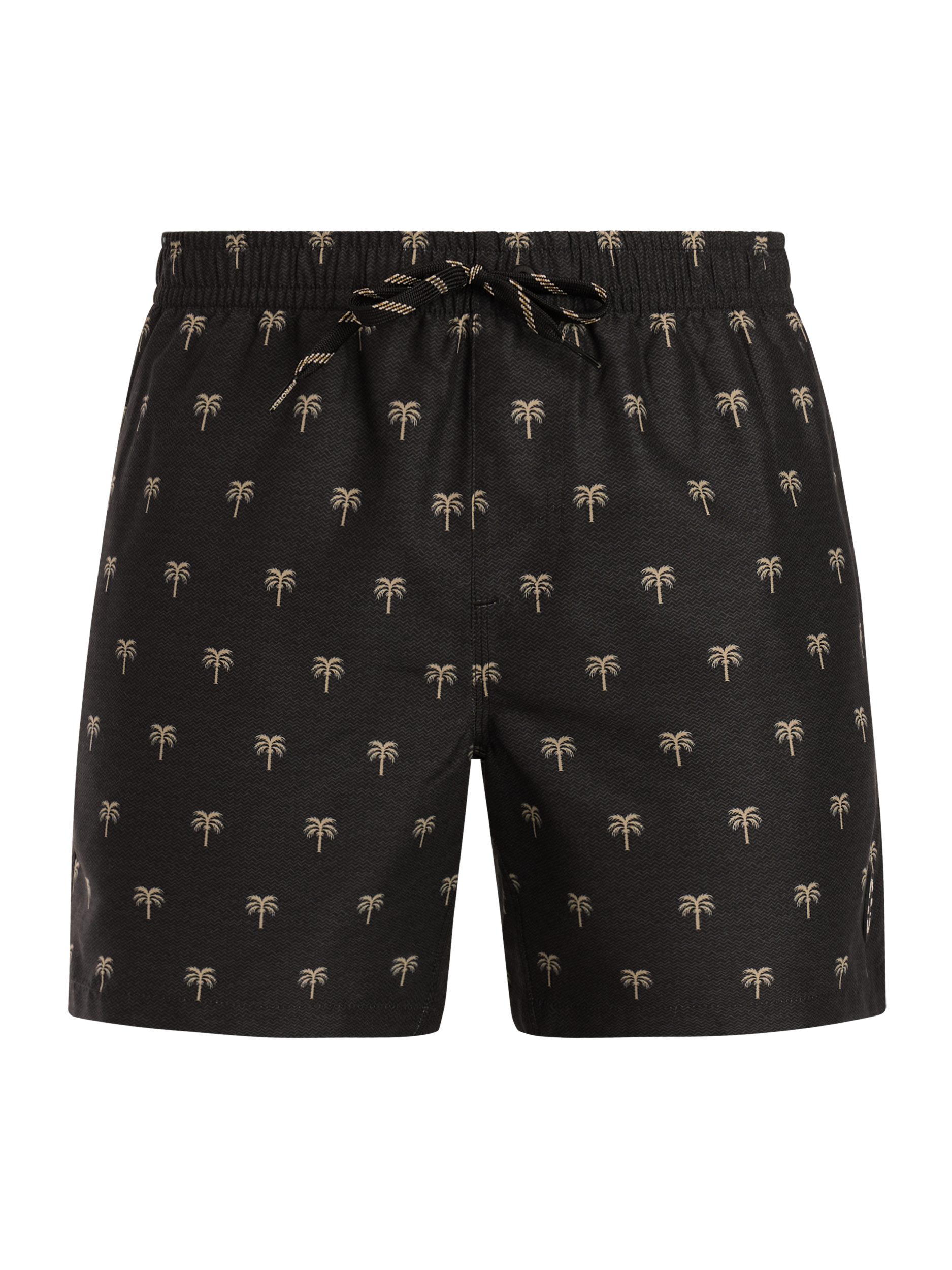 Protest Badeshorts PRTMascot Herren Badehose schwarz-gemustert