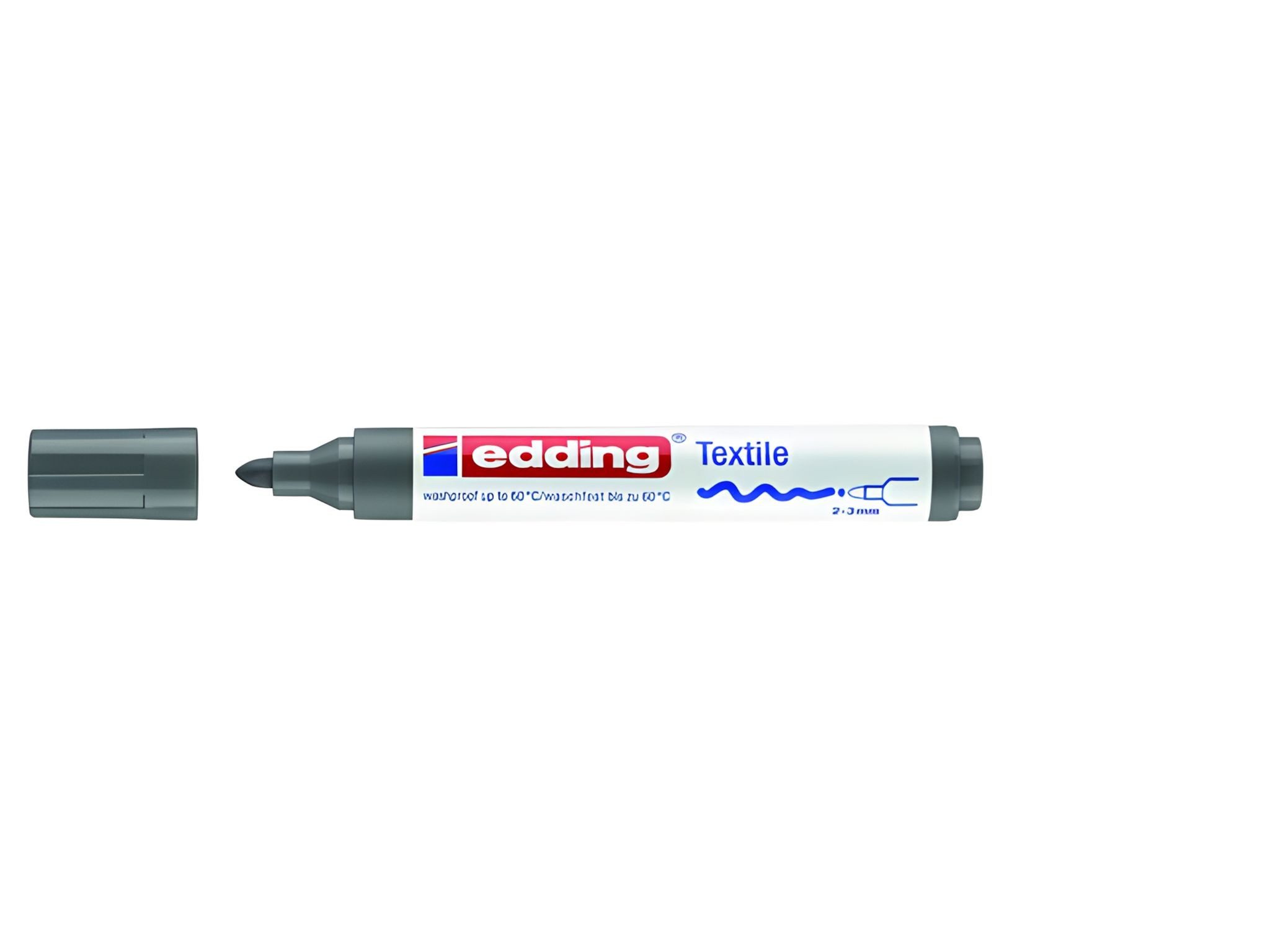 edding Malstift Edding Textilmarker 4500 grau