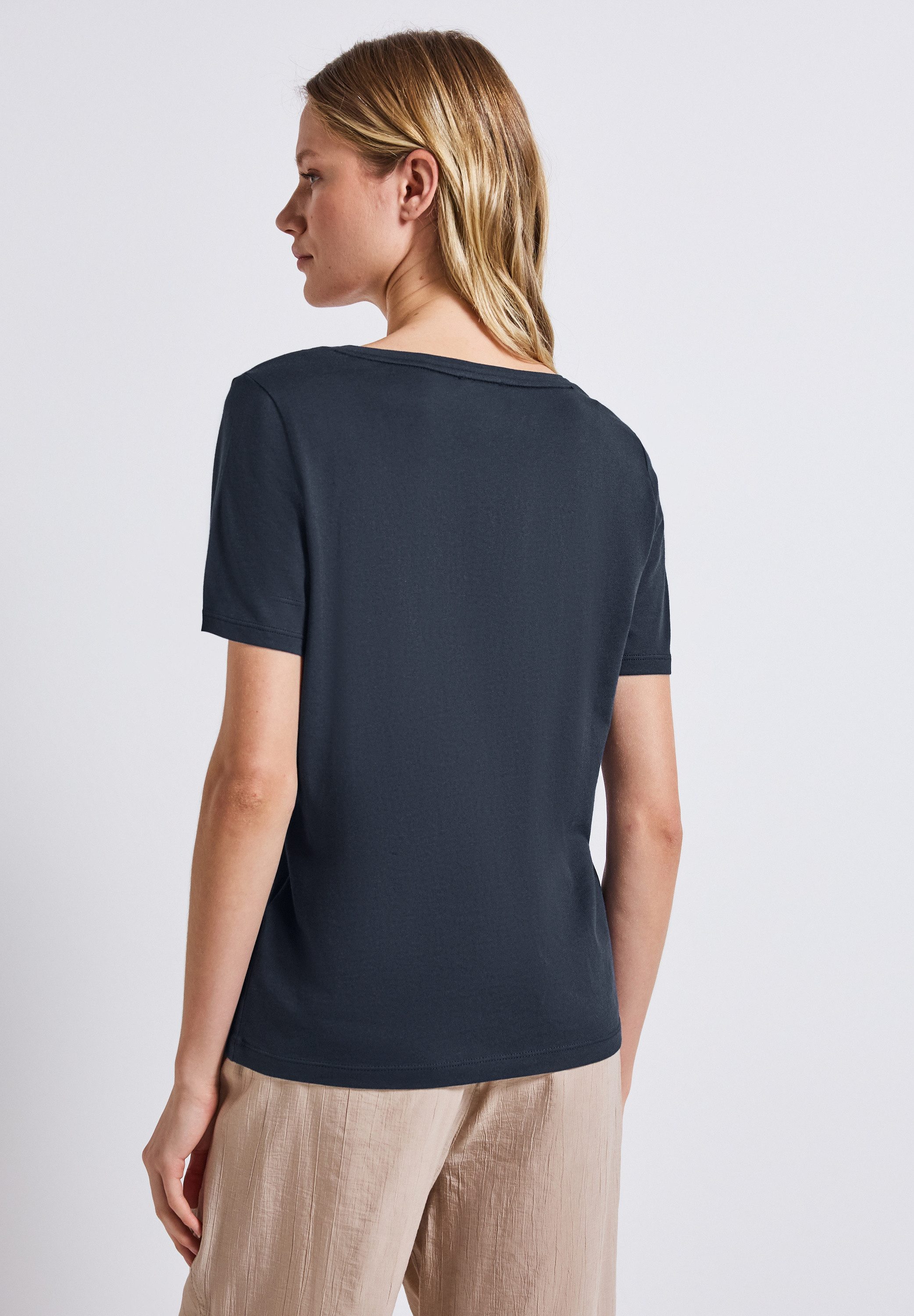 STREET ONE T-Shirt, mit V-Ausschnitt günstig online kaufen