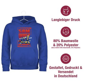 Shirtracer Hoodie Sam immer im Einsatz Feuerwehrmann Sam Jungen