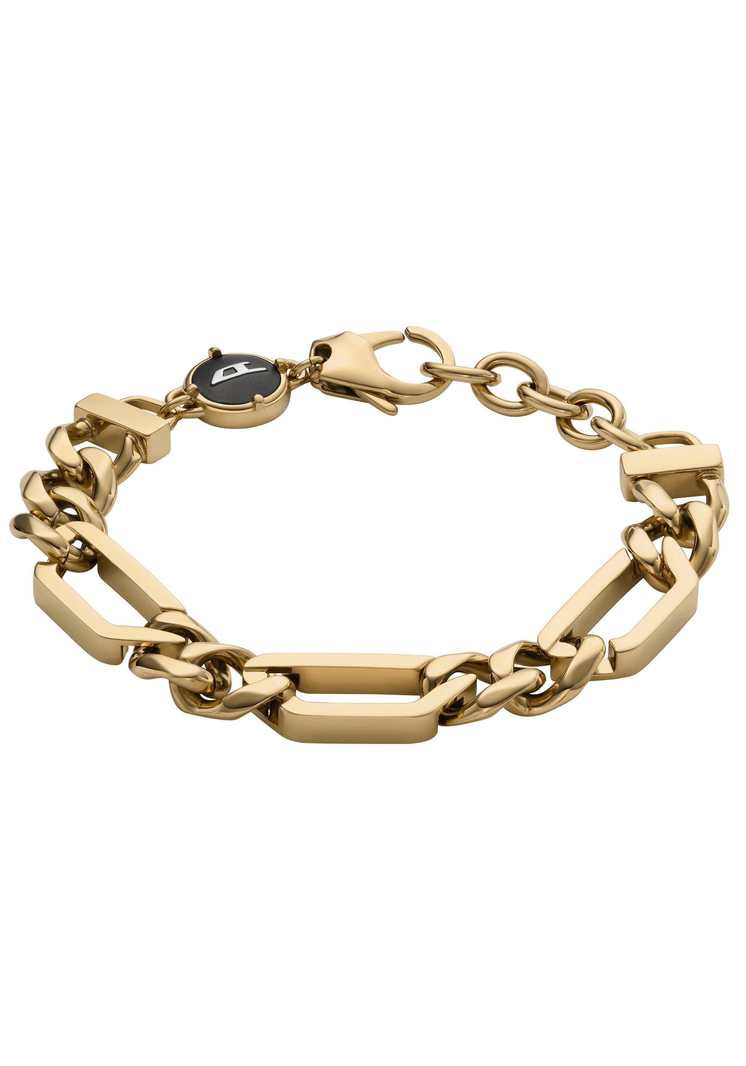 Diesel Armband Ювелирные изделия Edelstahl Armschmuck Panzerkette GOLD-TONE CHAIN