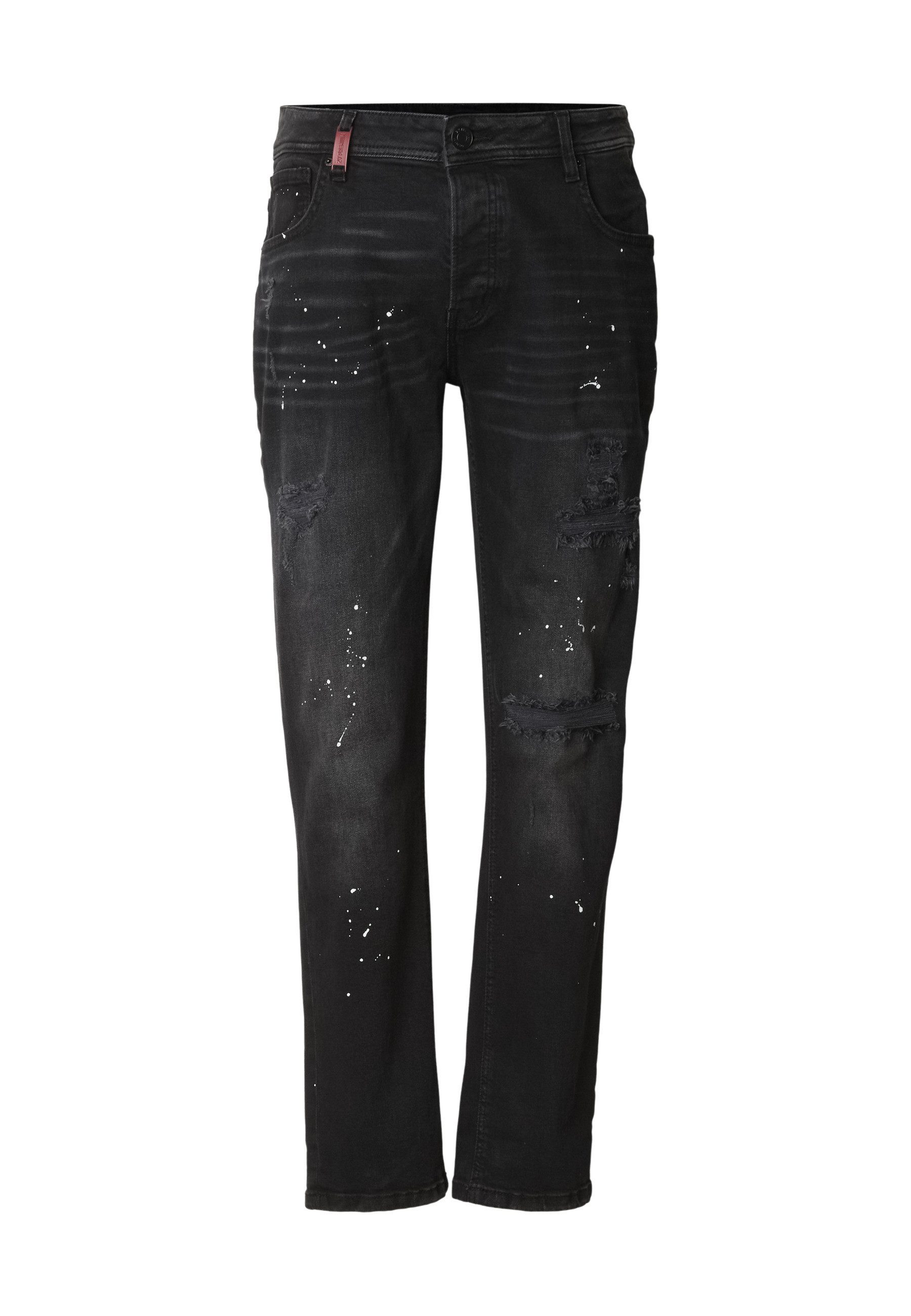 2Y Premium Bequeme Jeans 2Y Premium 2Y MATEO DESTROYED SLIM FIT JEANS