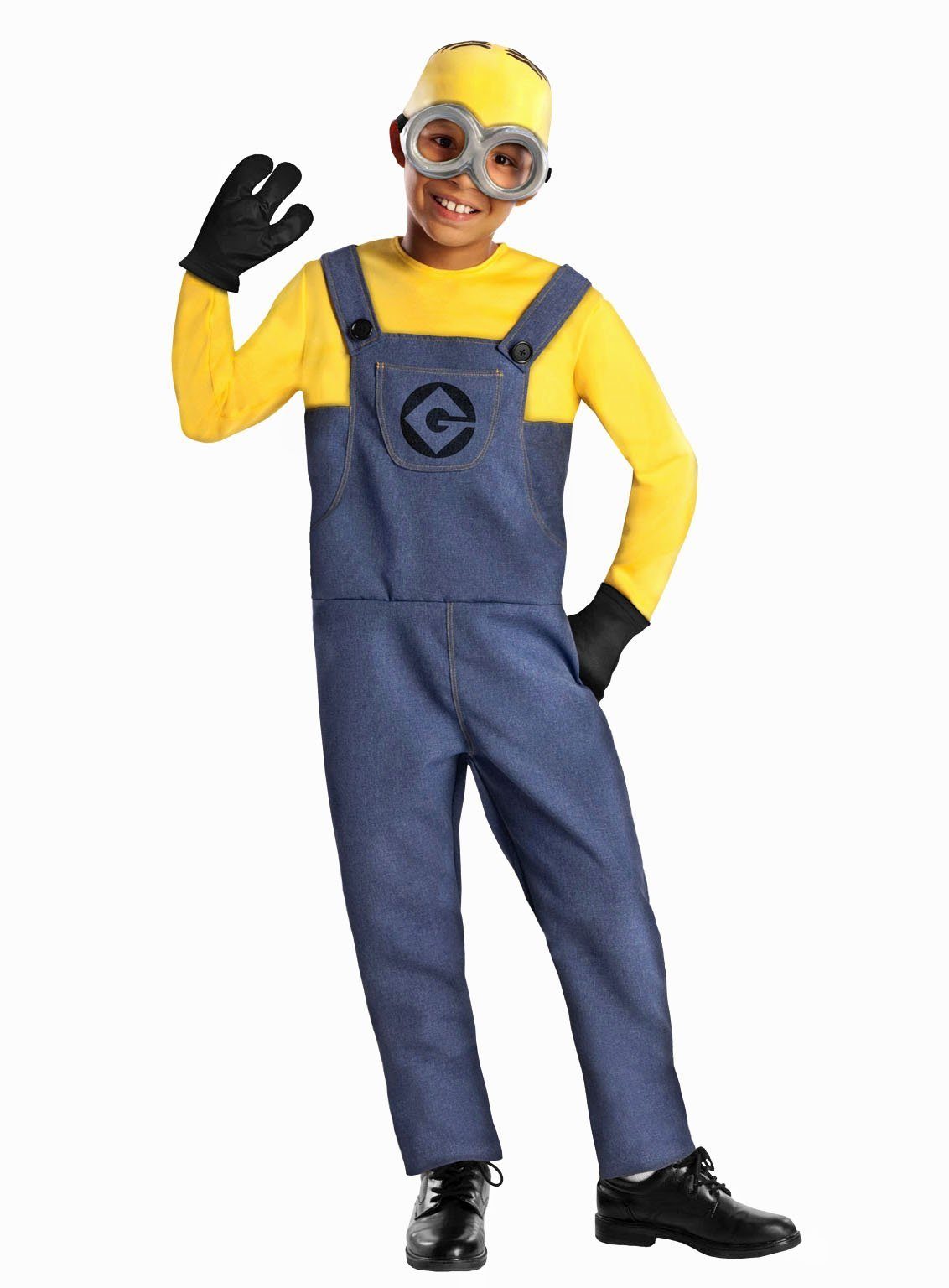 Rubie´s Kostüm Ich - Einfach unverbesserlich Minion Dave - Kinder, Minion Faschingskostüm aus dem Animationsfilm “Ich - Einfach unverb