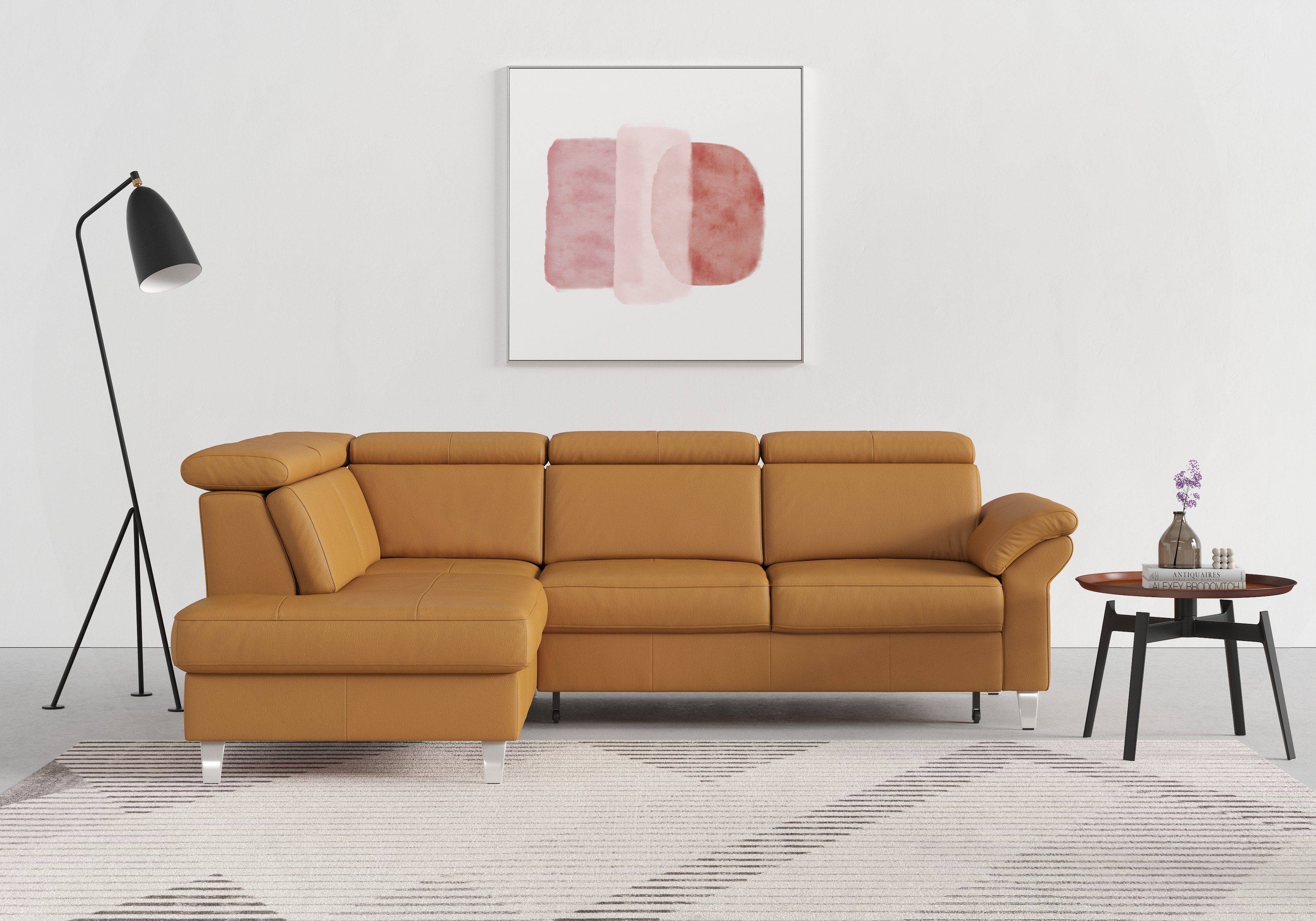 sit&more Ecksofa Arngast L-Form, inklusive Kopfteilverstellung günstig online kaufen