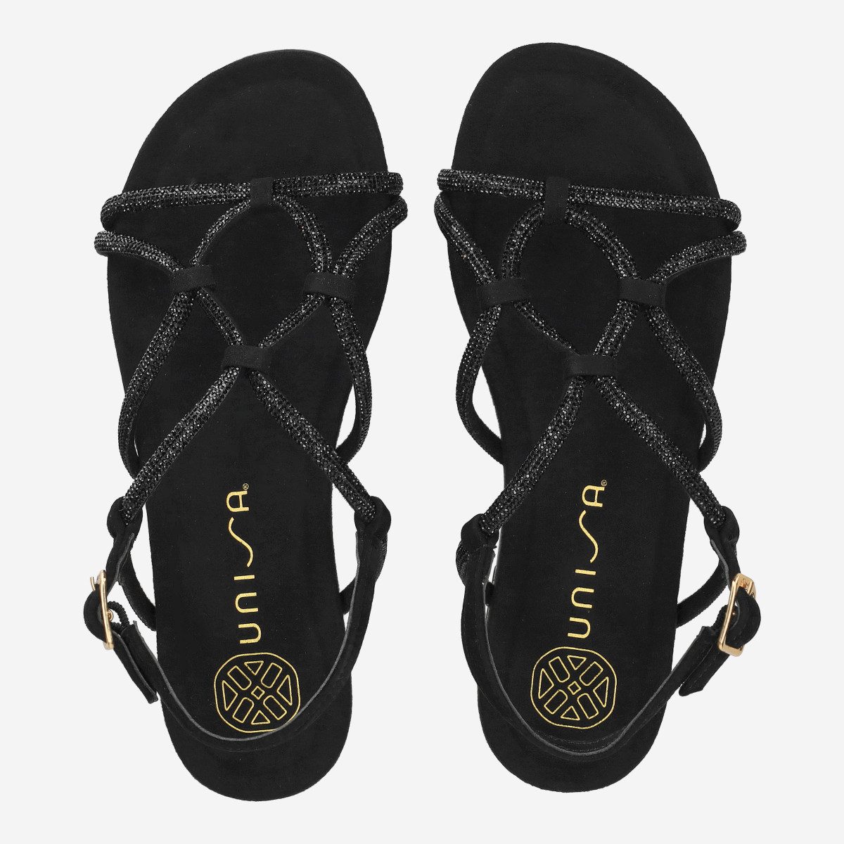 Unisa Unisa COOPER_KS BLACK, Sandaletten, Schwarz, Damen Sandalette