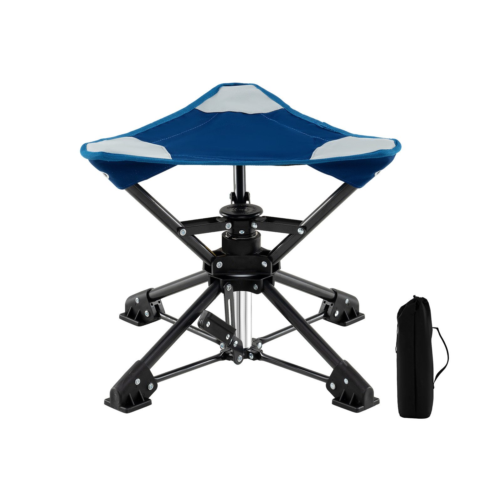 COSTWAY Campingstuhl, 360° drehbarer Jagdstuhl, bis 150kg belastbar günstig online kaufen