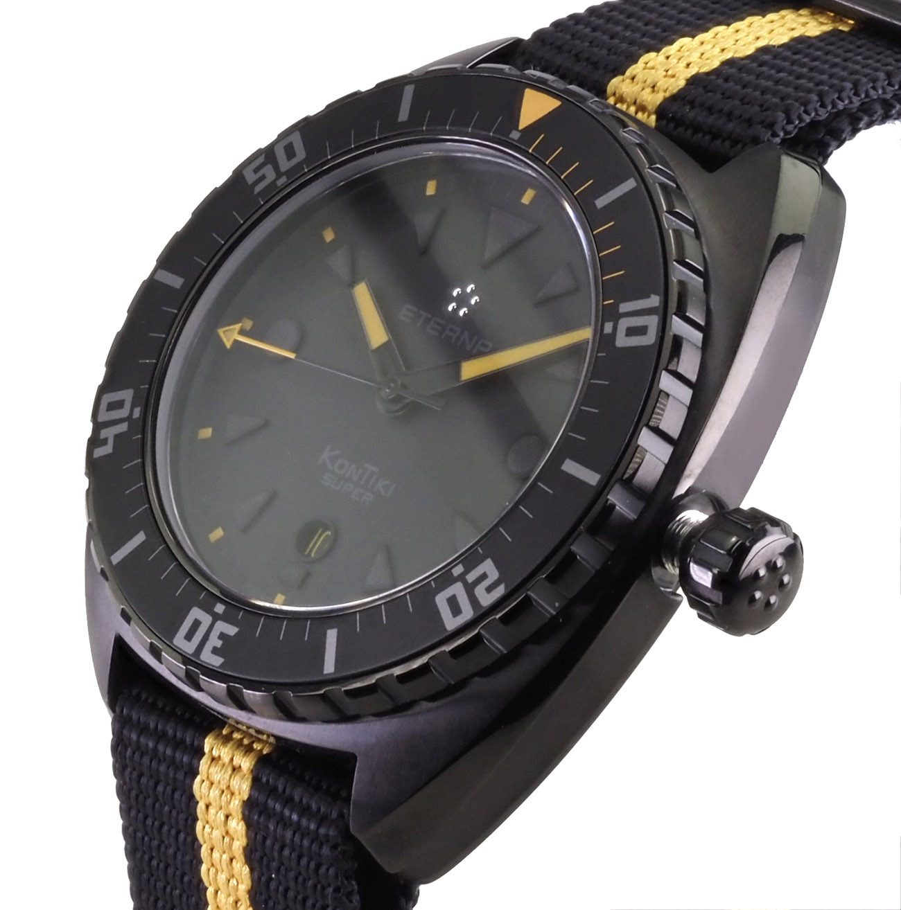 Eterna Automatikuhr schweizer 1273.43 Herren Uhr Super KonTiki Limitiert Super Kontiki, Limitiert, zusätzlich Milanaiseband und Uhrenband + Werkzeugwechsel