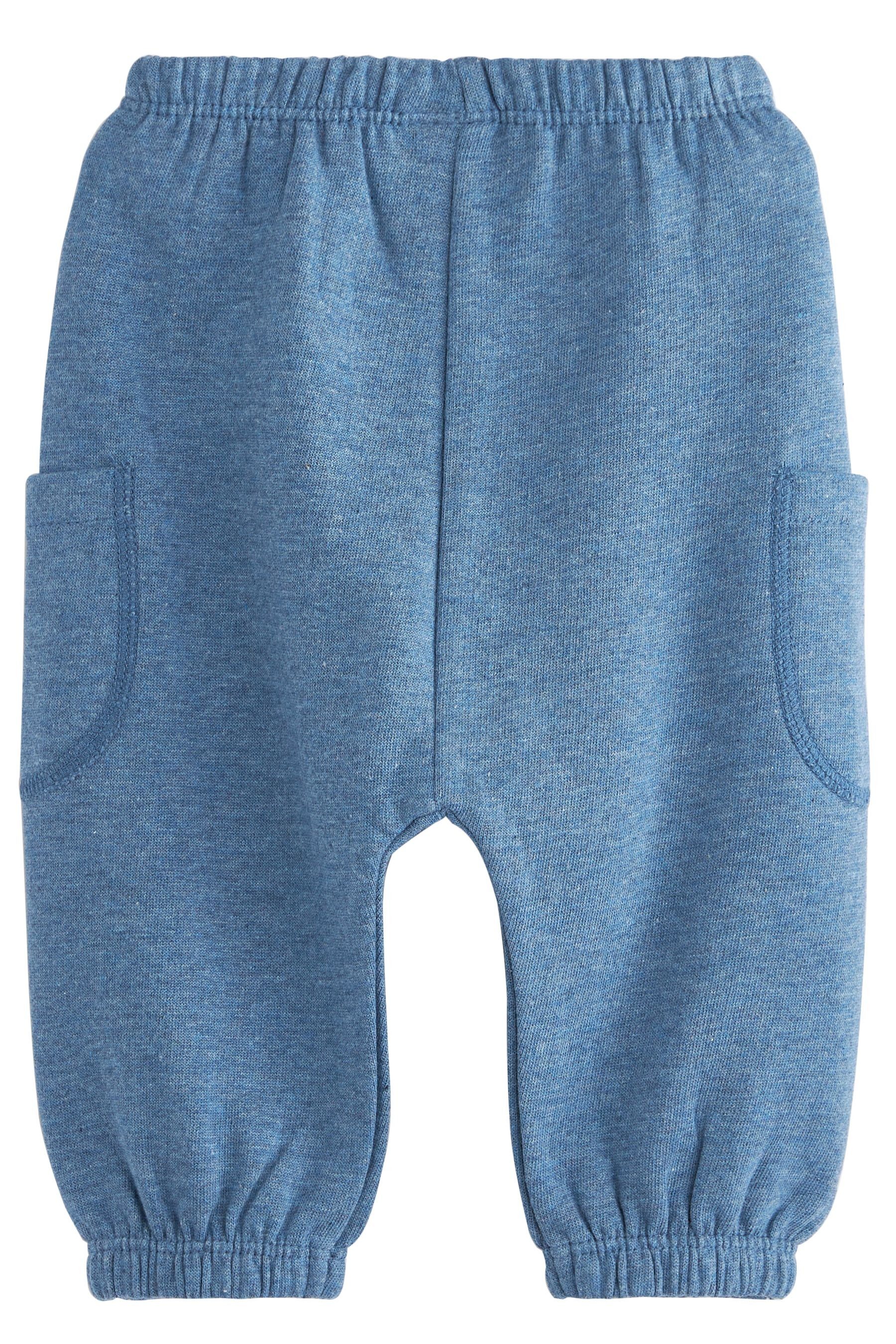 3er-Pack Next Sweathose Jogginghosen, Blue/Grey (3-tlg)