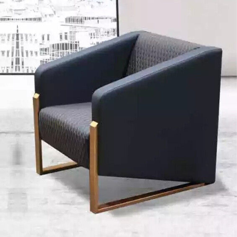 JVmoebel Sessel Design Sessel Luxus Arbeit Zimmer Büro Möbel Stoff Modern Neu (Sessel), Made In Europe