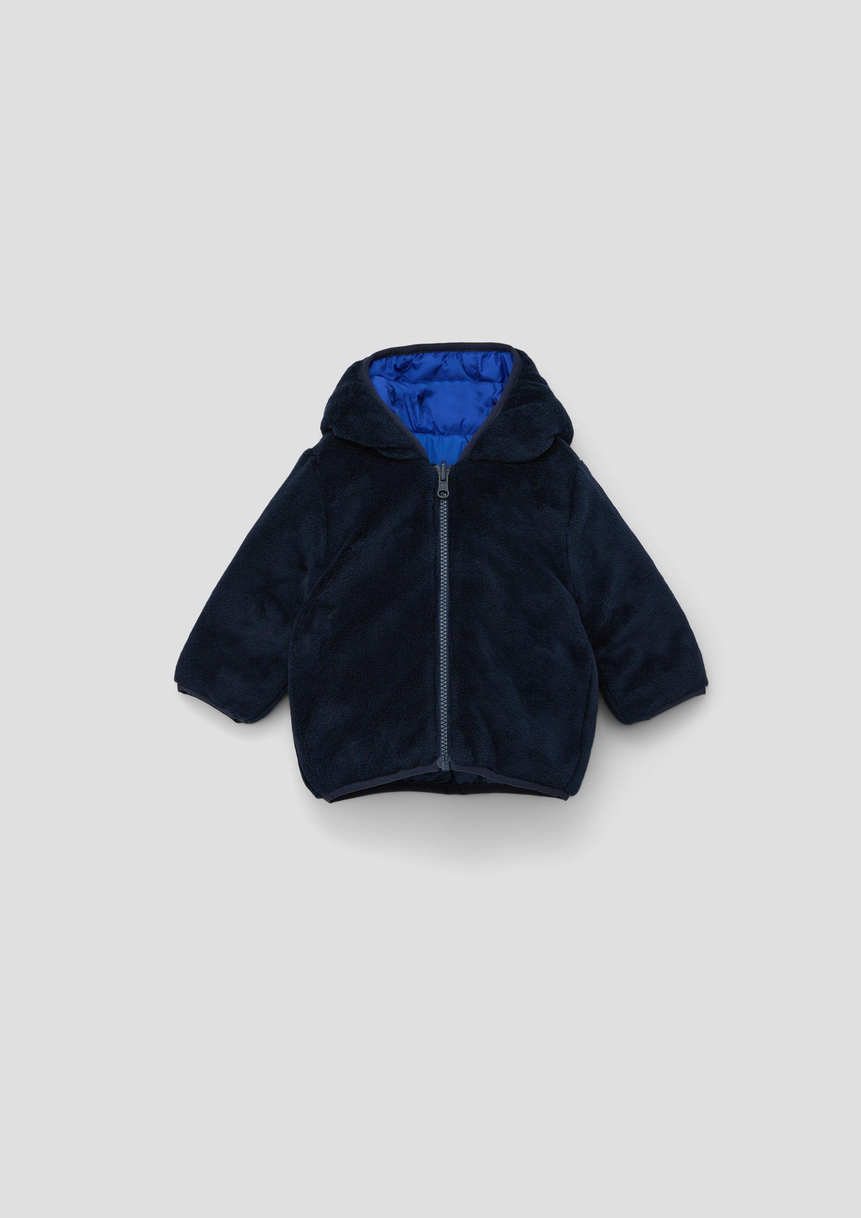 s.Oliver Outdoorjacke Steppjacke mit Teddyplüsch-Futter Paspel günstig online kaufen