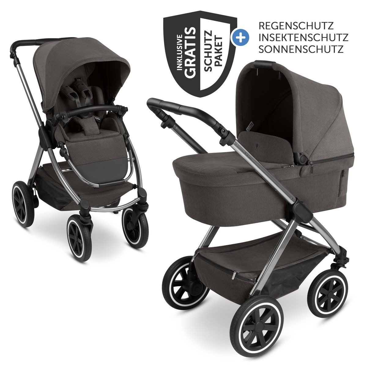 Kombi-Kinderwagen Samba 2 - Almond