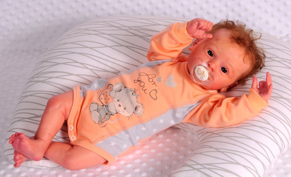 La Bortini Body Baby Body 44 50 56 62 68 Langarmbody für Neugeborene und Kleinkinder