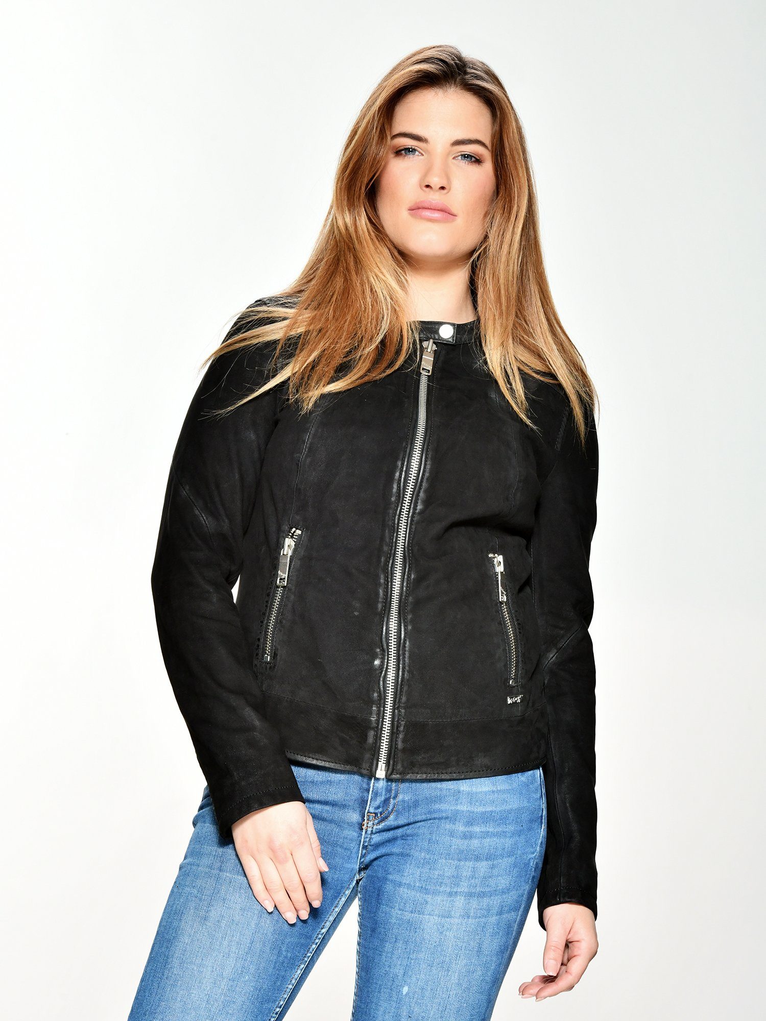 Lederjacke Maze Avoca black