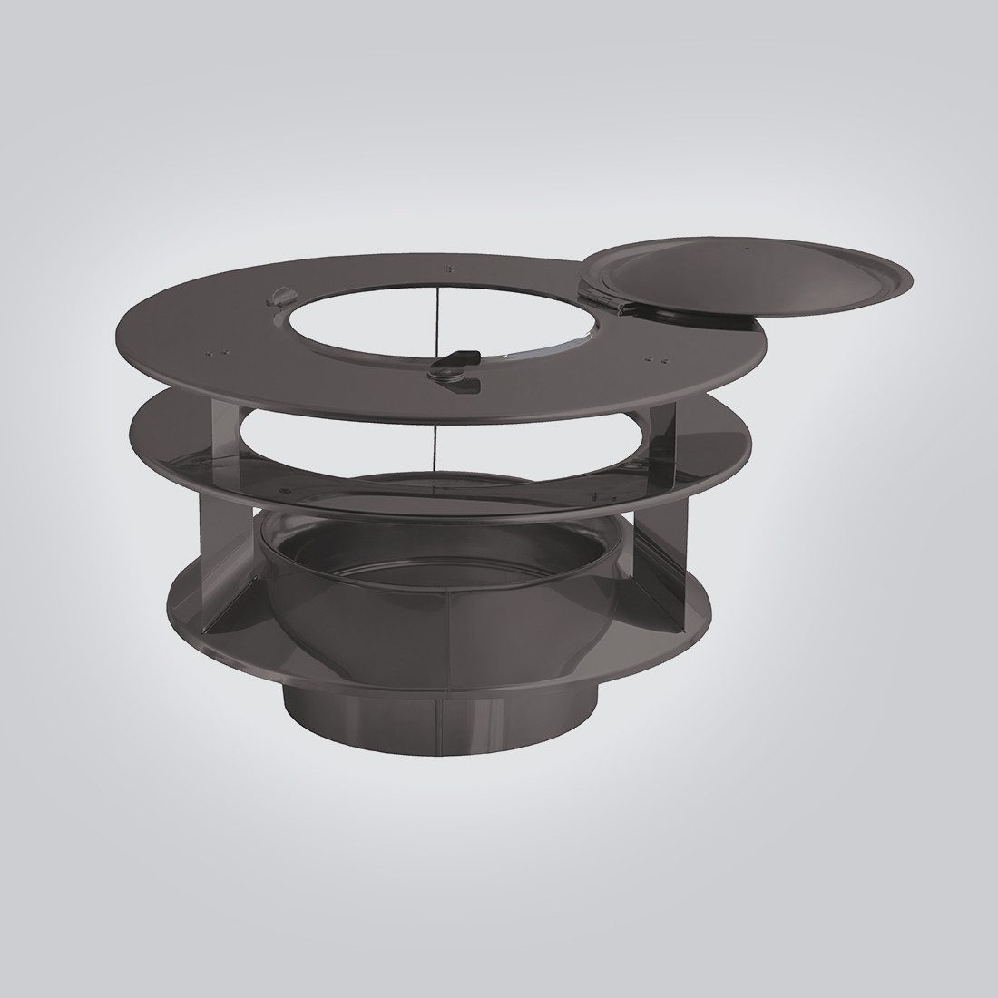 Subtiel Schornstein-Regenhaube Regenhaube für Rauchsauger