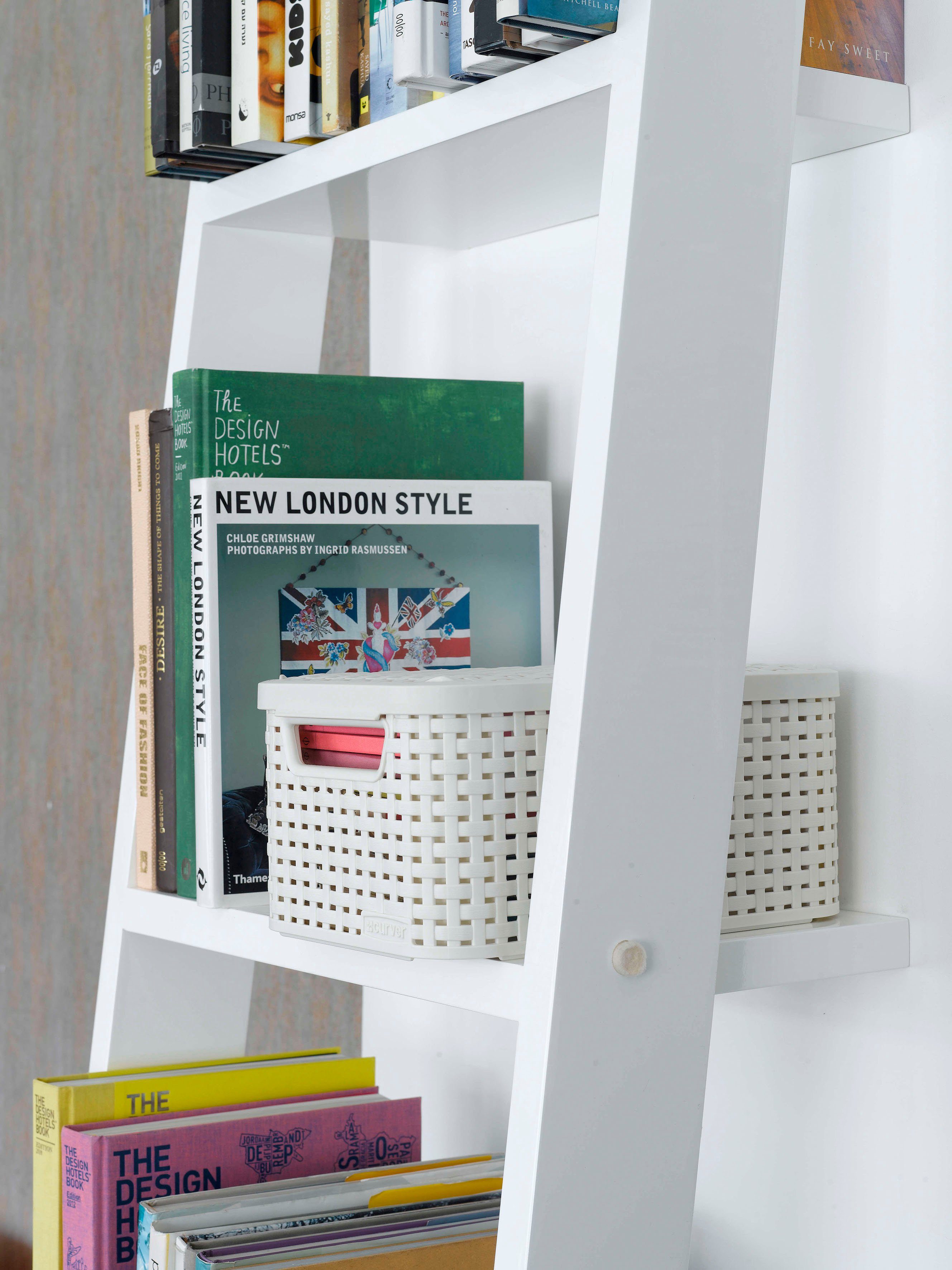 Curver Organizer Style Box L+M+S (Set, 3 St), Aufbewahrungsbox, stapelbar mit und ohne Deckel
