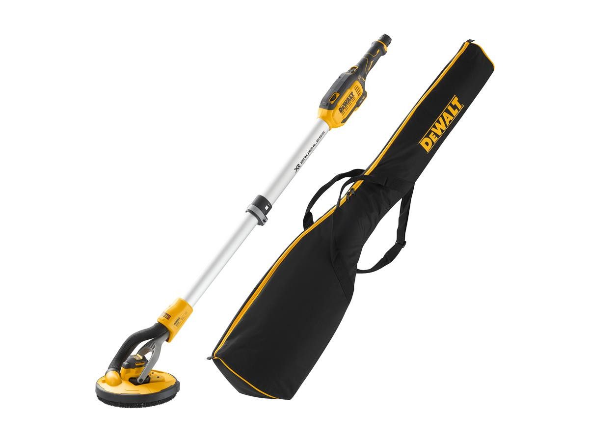 DeWalt Akku-Trockenbauschleifer 18 V, Basisv., max. 1200 U/min, mit 225 mm Schleifteller & AirLock-kompatibel, ohne Akku und Ladegerät