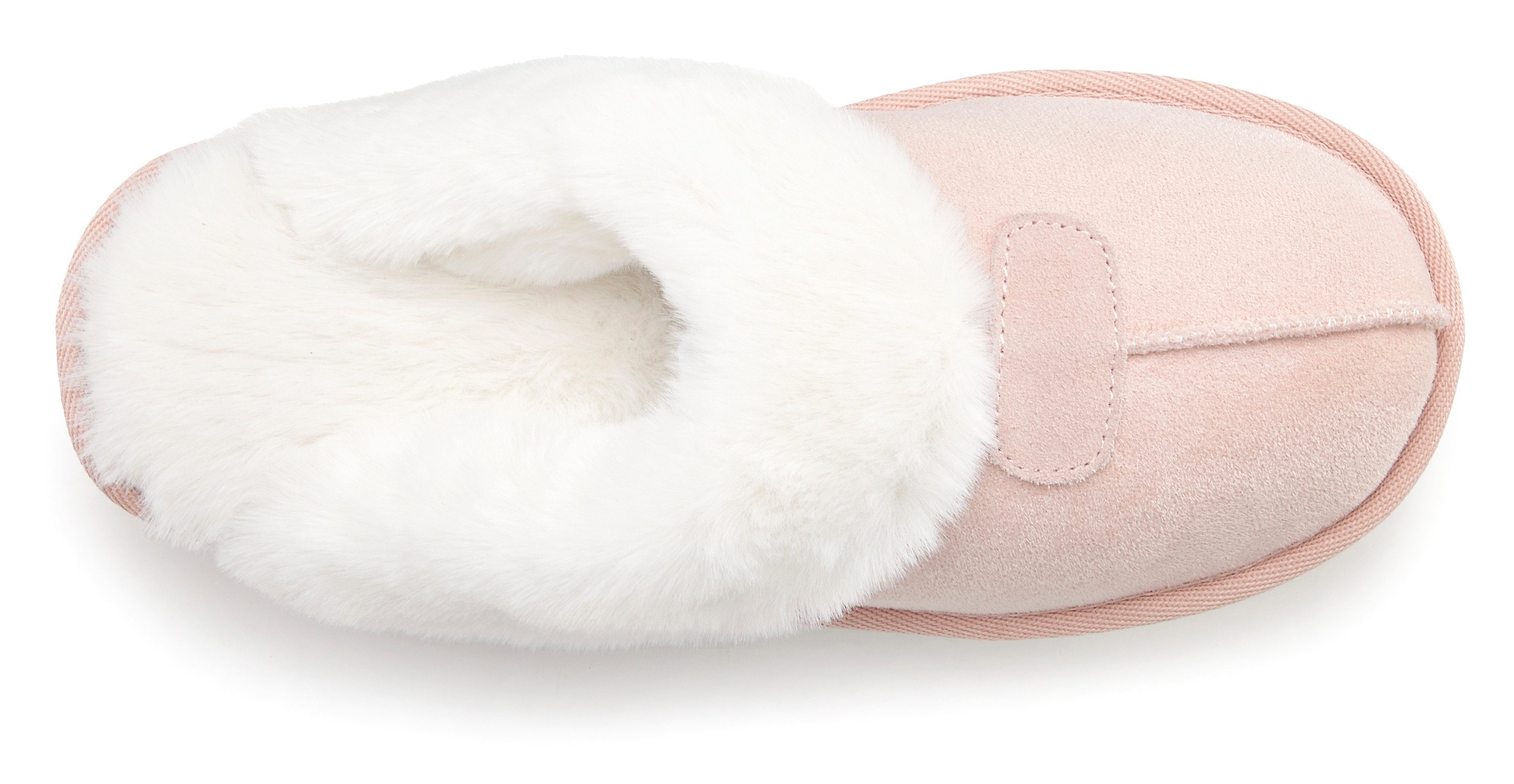 Vivance Dreams by Lascana Plüsch Hausschuh, Pantoffeln, Clogs, Schlappen, Hausschuh, Pantolette mit Warmfutter VEGAN
