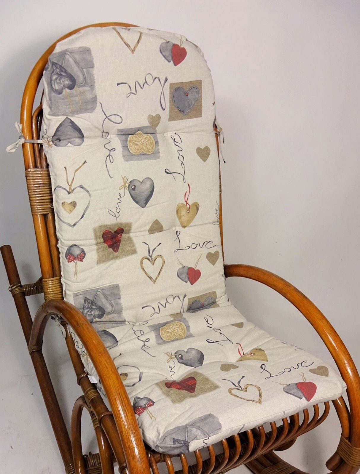 Rattani Polsterauflage Polster für Rattan Schaukelstuhl, Sesselauflage 125 günstig online kaufen