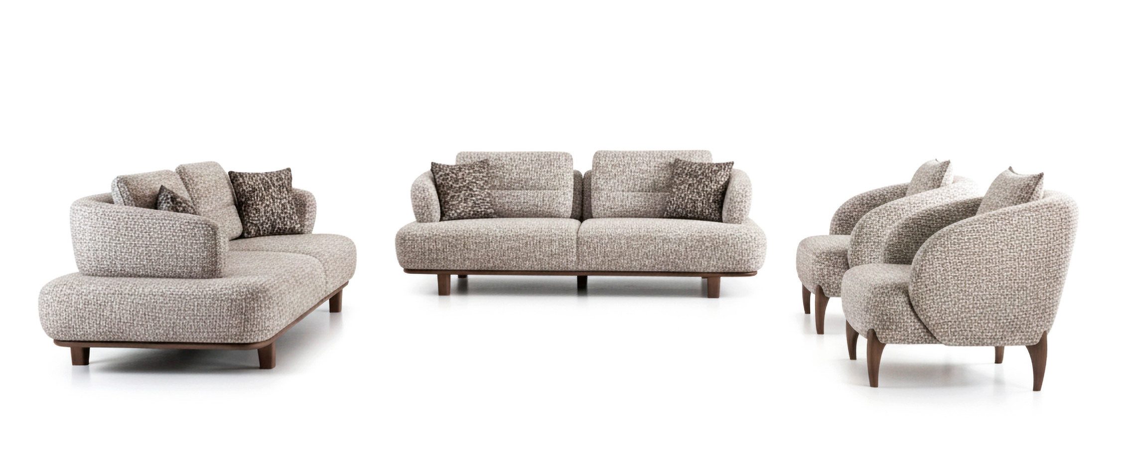 Nobelaa Sofa Sitzgruppe/Sofa Set - Wohnzimmergarnitur "Floravoria" 3+3+1