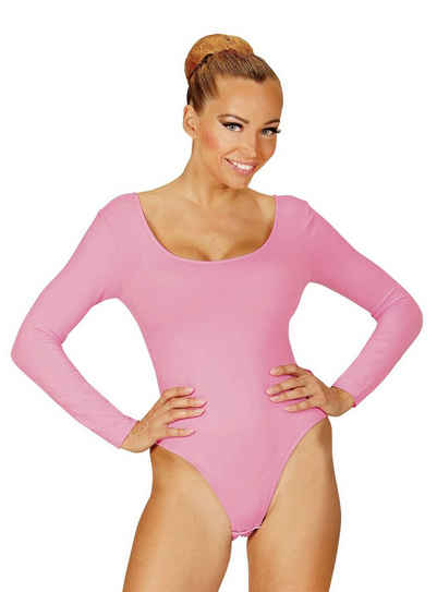 Widdmann Kostüm Body rosa, Einfarbige Basics zum individuellen Kombinieren