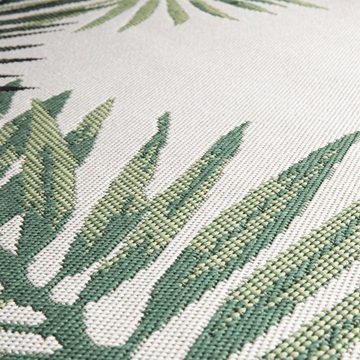 Outdoorteppich Palm Cycas, Erhältlich in 4 Größen, Wohnteppich, Karat, Rechteckig, Höhe: 7 mm, pflegeleicht, Terrasse