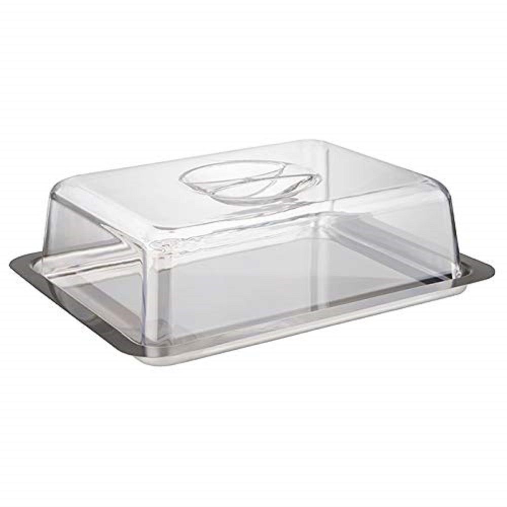 APS Tortenplatte APS Tortenplatten - Edelstahl Tablett mit Haube 67