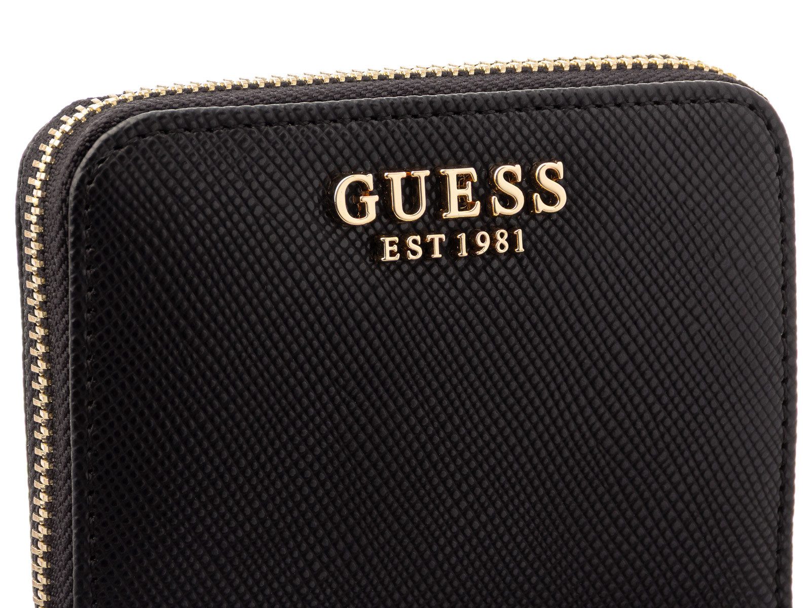 Guess Geldbörse SWZG7459137 LAUREL II SLG SMALL ZIP AROUND Woman (Stück, 1-tlg., 1), Logoschriftzug