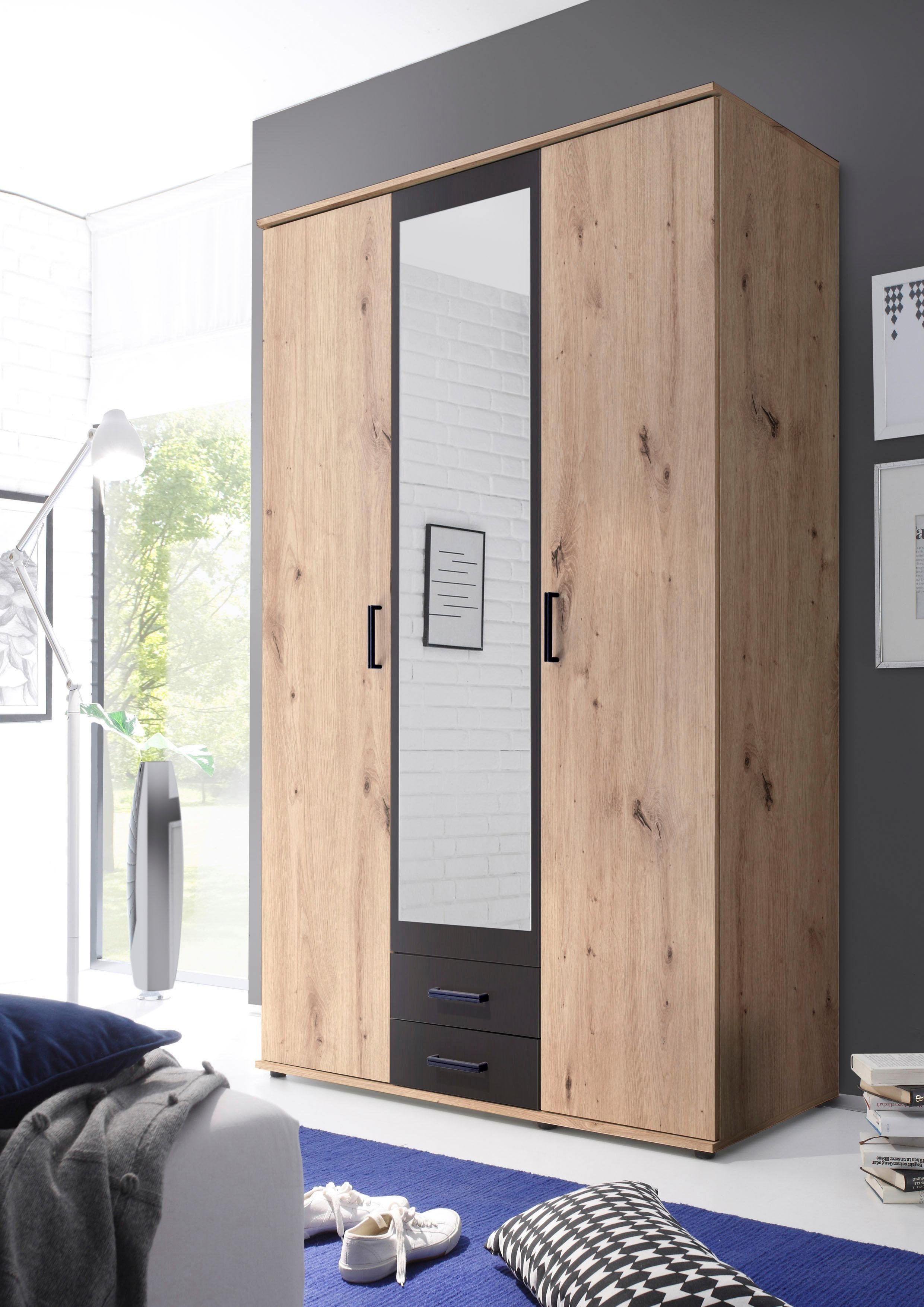 Drehtürenschrank im modernen Dekor Artisan Eiche | OTTO