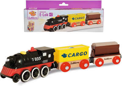 Eichhorn Spielzeug-Zug »E-Lok mit Wagon«, aus Holz, FSC®-Holz aus gewissenhaft bewirtschafteten Wäldern