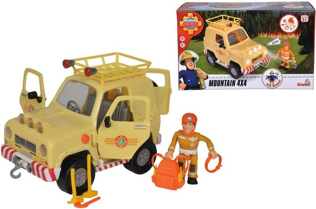 Image of SIMBA Spielzeug-Auto »Feuerwehrmann Sam, 4x4 Geländewagen«, mit Licht